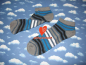 Preview: Getragene Sneaker Socken mit Fotos getragen beim Kuscheln zu Hause