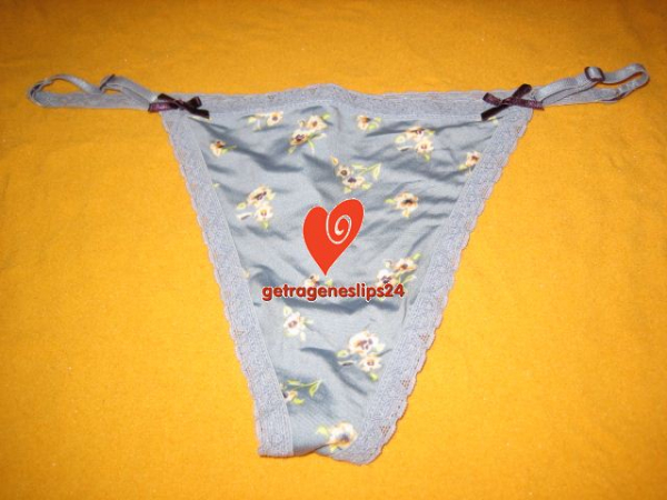 Heiß und innig verwendet - mein String wartet auf deine Wünsche